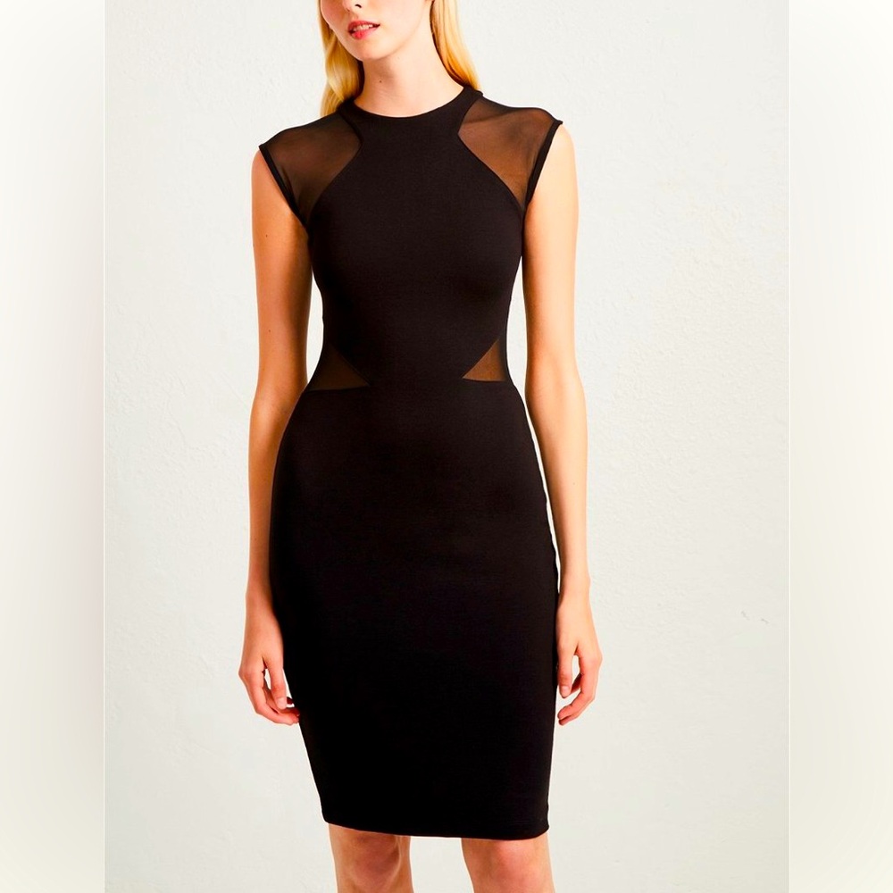 French Connection Viven Panelled Bodycon Dress